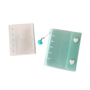 MMLUCK Bìa thẻ PVC Giá đỡ thẻ ảnh Hàn Quốc Bìa sách rời Ảnh CMND 3 inch Bảo vệ màn hình thẻ thần tượng Thời trang Y2K Thẻ ảnh thần tượng Khung ảnh thẻ ID Bạn bè