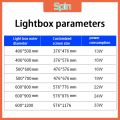 NEON BOX SLIM LED LIGHT BOX Menu Paket 2in1 50x40cm ( 100x40cm ) - Tanpa Printing & Include Printing - LANDSCAPE. 