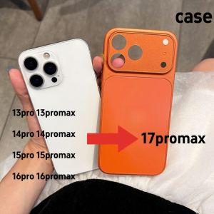 Change to IP17PM Sticker Compatible for iPhone 16 15 14 13 Pro Max Turn to 17 Pro Max Back Wrap Cases