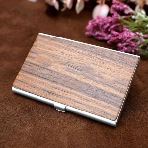 LINSBAYWU Stainless Steels Business Card Holder Portable Practical Credit Card Box Durable Minimalist Bank Card Holder for Men/Women