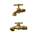 BRASS FAUCET PLAIN BIBB OR HOSE BIBB. 