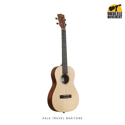Kala Travel Solid Spruce Top Mahogany Baritone Ukulele with gigbag (KA-SSTU-B)