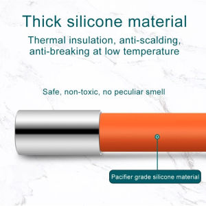 Universal Faucet Extension Extender 360°Free Bending Flexible Hose Water Tap Extension Hose