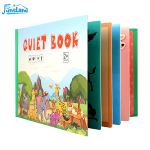 Funslane cuốn sách bận rộn cho trẻ em tự kỷ cảm giác Đồ chơi giáo dục mẫu giáo sớm Đồ chơi học tập cuốn sách cho quà tặng cho bé trai và bé gái