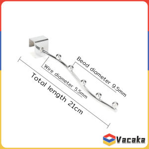 Vacaka 5Balls/7 Balls Display Organizer Hooks Waved Clothes Hanger Storage Rack