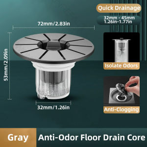 Drain Inner Core Drain Odor-proof And Insect-proof Tool Bathroom Floor Drain Core Shower Drain Tool Anti-clogging Quick Drainage Deodorant and Insect-proof Floor Drain Core Sewer Drain Filter Core Floor Trap Bathroom Shower Room Drainage Tool