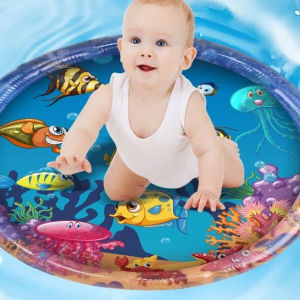 Baby Water Play Mat For Baby Fun Cushion Inflatable Thicken PVC Sensory Toys For Baby Play Center