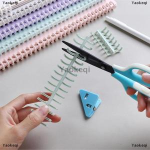 [COD] Yaokeqi 30 Holes Loose-leaf Plastic Binding Ring Spring Spiral Rings Binder Strip For A4 Paper Notebook Stationery Office Supplies