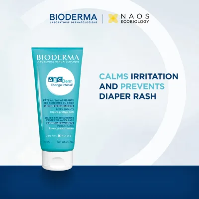 Bioderma ABCDerm Change intensif Nappy Rash Treatment Moisturiser (Babies and Childrens Skin) 75g