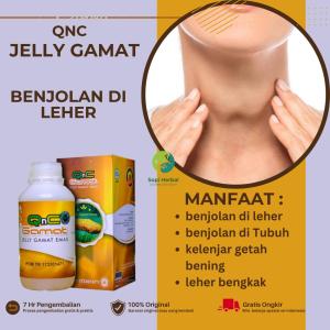 QnC Jelly Gamat - Benjolan Di Leher Lipoma Di Leher Pengempis Benjolan Leher Kelenjar Getah Bening Benjolan Tiroid Benjolan Seluruh Tubuh Anak dan Dewasa