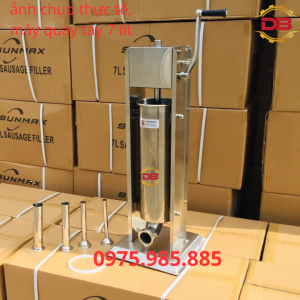 Máy đùn xúc xích lạp xưởng máy nhồi lòng sụn lòng dồi máy nhồi dồi chó dồi lợn máy đùn quay tay 3l 5l 7l máy đùn điện 10l 15l