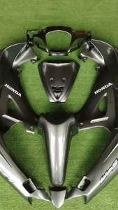 ชุดสีW-125s สีเทาพีซีเอก ลาย125ไอ มี10ชิ้น แถมน๊อตพอช10ตัว ๙๙