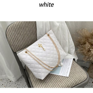 Tas kasual motif berlian rantai bordir liontin mahkota baru