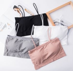 [HCM]Áo lá thun gân nữ hai dây nhỏ thiết kế đơn giản trẻ trung dễ phối đồ phù hợp dưới 55kg (MS 04002) Anna Shop