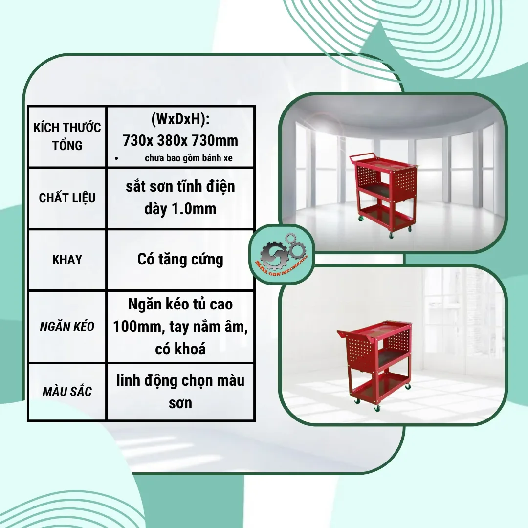 [CKSG] XE ĐẨY ĐỒ NGHỀ - 8204 (Ảnh 2)