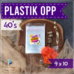 Plastik Opp 9 x 10 cm Tebal 40s micron isi 100 lembar