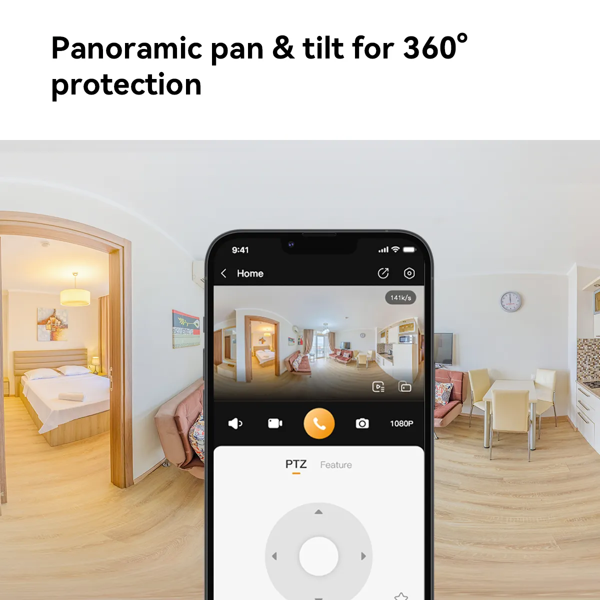 IMOU รุ่น REX VT PRO กล้องวงจรปิด WIFI ภายใน intercom มีแบตในตัว ความคมชัด 5MP แบต 2000 mAh ประกัน 2 ปี