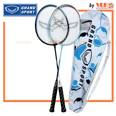 GRAND SPORT ไม้แบดมินตัน แพ็คคู่ รุ่น Foxy 372219 พร้อม พร้อมกระเป๋าใส่