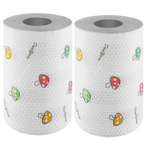 800/400Pcs Anti-grease Disposable Lazy Rags / Kitchen Roll Paper Towel / Dry and Wet Dual-use Dishwashing Cloths