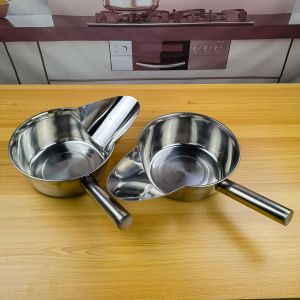 Stainless Steel Fries Shovel Duckbill Packing Spoon Fries Chicken Cutlet Chicken Funnel