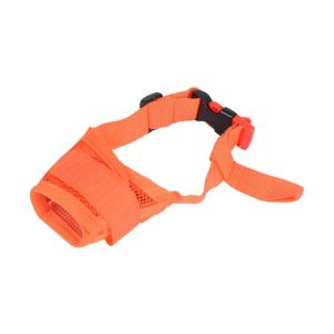 TRANQUIL HUT ป้องกันการเห่า ที่ครอบปากสุนัข กัดเคี้ยวเคี้ยว ปรับได้ปรับได้ ตะกร้อครอบปากสุนัข อุปกรณ์เสริมสำหรับสุนัข ไนลอนทำจากไนลอน ปากเป่าสุนัข ลูกสุนัขลูกสุนัข