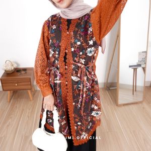 Ghanimi - Rachel Kutu Baru / Brukat Kondangan / Outer Brukat Kekinian / Atasan Kondangan