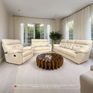 [FREE INSTALLATION] SMASIS LUCAS Recliner Sofa Set 1+2+3 Velvet Fabric Sofa Lounge Chair Relax Sofa 1+2+3 Set