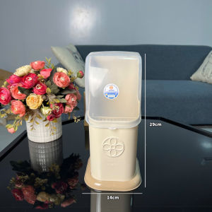 Hộp đựng đũa thìa 2 ngăn để bàn Việt Nhật ống đũa nhựa có nắp chống bụi chống côn trùng MY HOME DN308