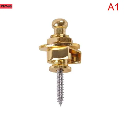 [LIXIAOJU] Guitar Strap Lock Metal Bass Strap Studs Anti-offGuitar Strap Locks