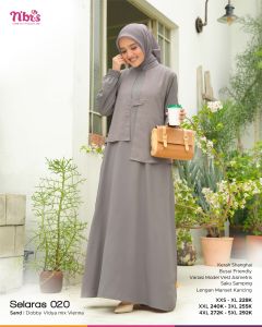 GAMIS NIBRAS SELARAS 020 DRESS KEKINIAN TERBARU DAILY KASUAL KULIAH PREMIUM KONDANGAN TERMURAHH