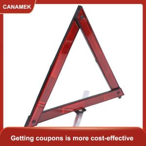 【CANAMEK】 Xe Tripod gấp dừng dấu hiệu phản xạ xe khẩn cấp sự cố cảnh báo tam giác màu đỏ phản xạ an toàn nguy hiểm