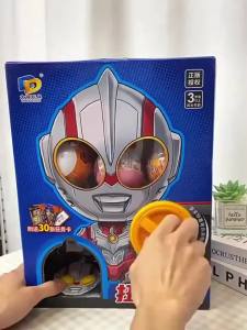 正版授权奥特曼扭蛋机卡片迪迦泰罗欧布捷德赛罗英雄手办玩具套装Kad mesin mainan kapsul Ultraman sah tulen Tigatero Obujie Desailo figura wira playset