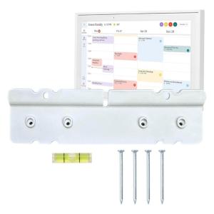 Vách thạch cao thân thiện với bộ khung cho 15inch cửa sổ Trần lịch giá treo tường nhựa với búa cài đặt phụ kiện không khoan cần thiết