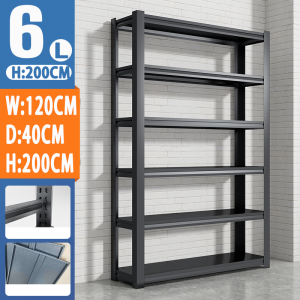 3/4/5/6 Adjustable Heavy Duty Metal Shelves Steel Rack Boltless Organizer for Warehouse Storeroom Kitchen Study