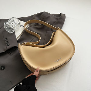 IELGY Fashionable Large-Capacity Casual Tote Bag Simple One-Shoulder Diagonal Dumpling Bag