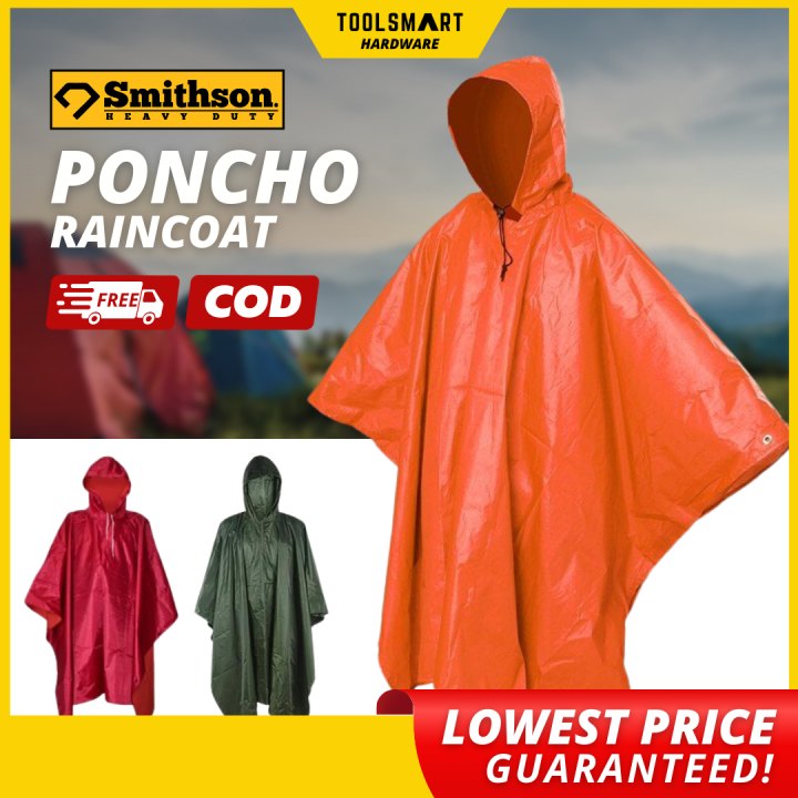 Heavy duty poncho rain gear online