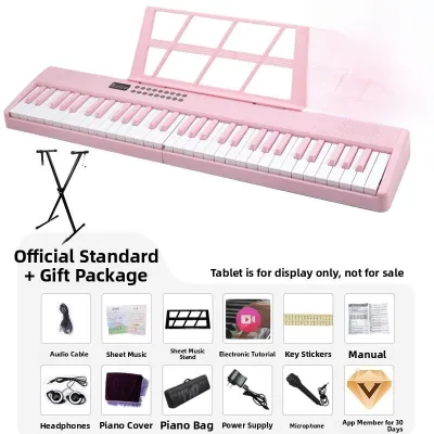 Folding Electronic Grand Piano 61/88 Keys Portable for Adults And Children Beginners Home Use Teacher in School