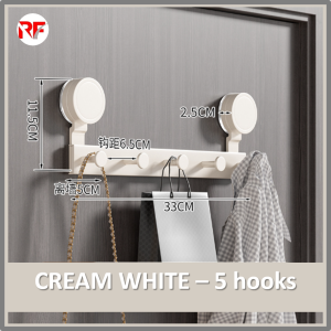 Suction Cup Clothes Hanger Behind the Door Hooks Strong Vacuum Door Back Towel Holder Waterproof Hook for Bathroom Bedroom Kitchen