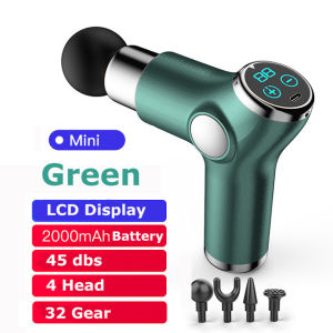 Muscle Massage Gun Mini Pocket 32 Speed vibration Electric Back neck Massager Gun For Body Deep Relief Pain Slimming Fascial gun