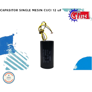 KAPASITOR MESIN CUCI TINS 12uF CAPASITOR MESIN CUCI KAPASITOR MESIN CUCI 1 TABUNG