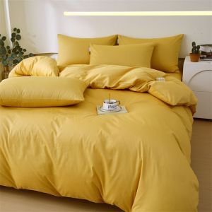 A Class 100 Pure Cotton Quilt Cover Single Piece 100% 100% Cotton Solid Color Single Double Student Dormitory Single Quilt Cover Four Seasons LZD