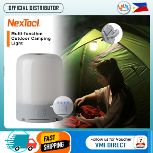 Nextool NE20016 Multi-function Camping lamp Mini Lamp with built in powerbank USB Rechargeable with 6 mode with ultra Bright Compact Mini flashlight for camping daily use outdoor activities Hiking lamp Waterproof and emergency Lamp VMI Direct