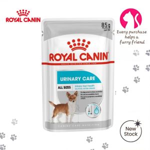 Royal Canin Urinary Care Wet Dog Food 85g Pouch | Canine Care Nutrition Loaf for Adult Dogs Prone to Urinary Sensitivities | Precise Mineral Balance & High Moisture Formula for Urine Dilution and Bladder Health [New Stock]