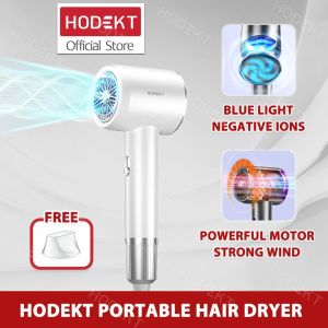 HODEKT Blower Hair Dryer 1500W High Power Hair Dryer Portable Hair Dryer  Strong Power Quick Dry