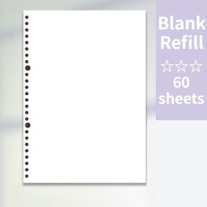 Loose Leaf Notebook A5 B5 Refillable Binder Notebook RingNotebook Metal Dual Coil Luycky Bear Design