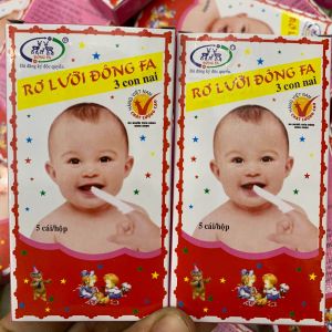 Combo 10 hộp rơ lưỡi đông fa cho bé sơ sinh | Gạc rơ lưỡi cho trẻ em | Rơ lưỡi Đông Fa Chính Hãng