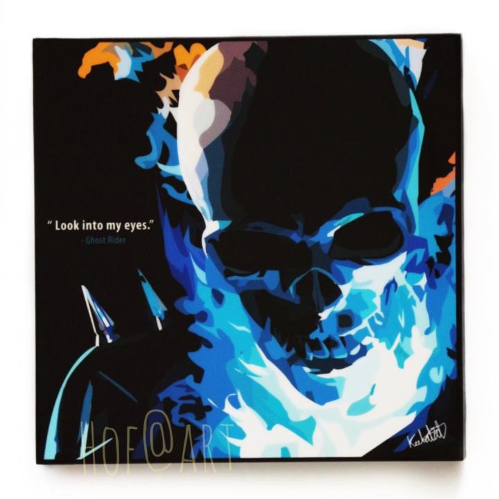 Ghost Rider โกสต์ ไรเดอร์ มัจจุราชแห่งรัตติกาล รูปภาพ ติด ผนัง pop art ...