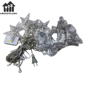 LED Holiday Decorative Lights IP54 Waterproof Christmas Window Light 8 Modes Fairy Garlands String Light for Home Decor