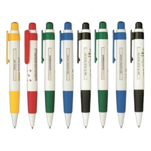 8Pcs Retractable Ballpoint Pen Guest Sign In Pen Ballpoint Pen with Scroll Message Window Office Writing Supply