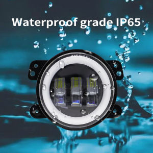 1 Cặp Đèn Pha Tròn Cho Xe Hơi Đèn Tín Hiệu Rẽ LED Cho Xe Jeep Đèn Sương Mù Màu Trắng 30W Đèn Trái Phải